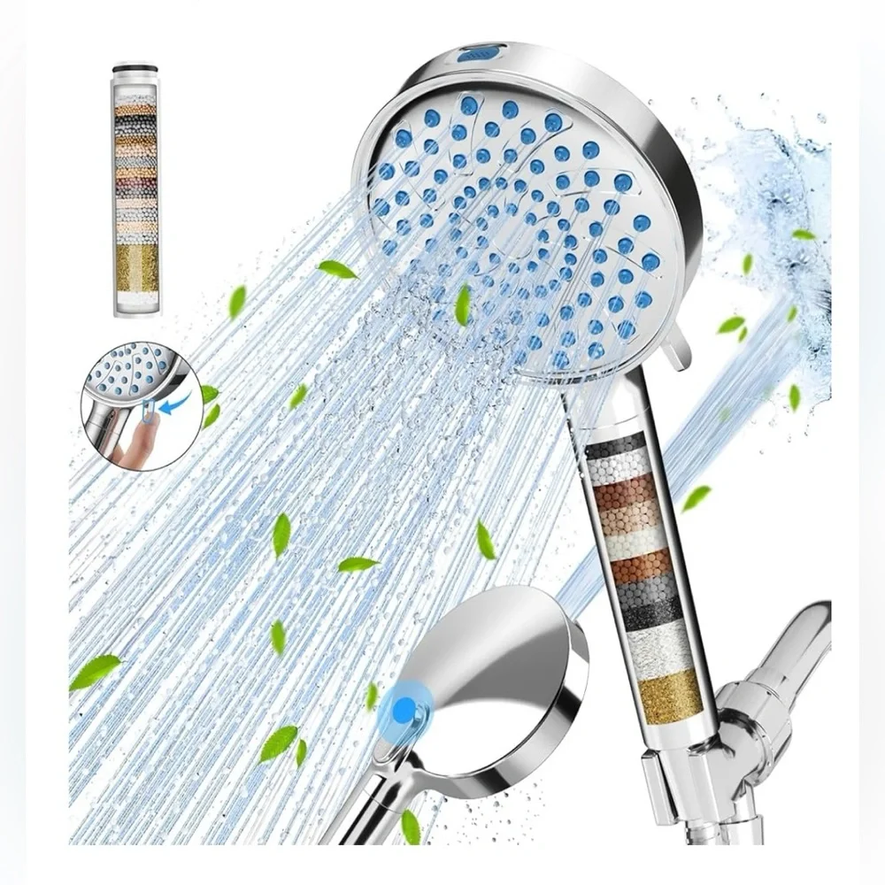 Cobbe Filtered Shower Head w/ Handheld |NIB | Chrome